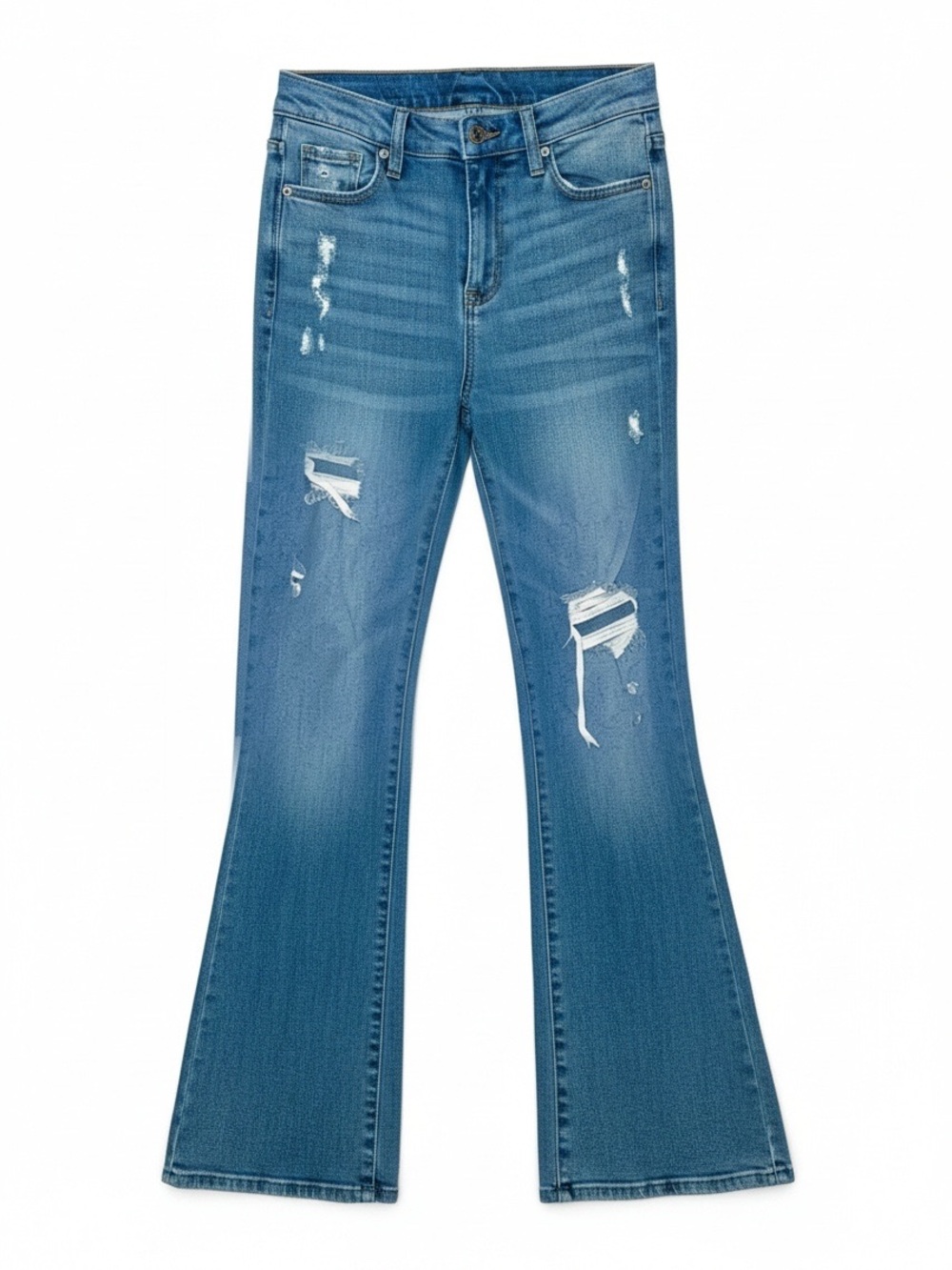 Altar'd State Distressed Flare Jeans Medium Wash Size 26 / 3